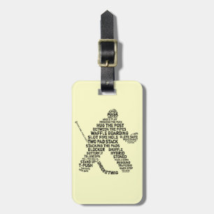 Hockey Goalie Luggage Tag Gepäckanhänger