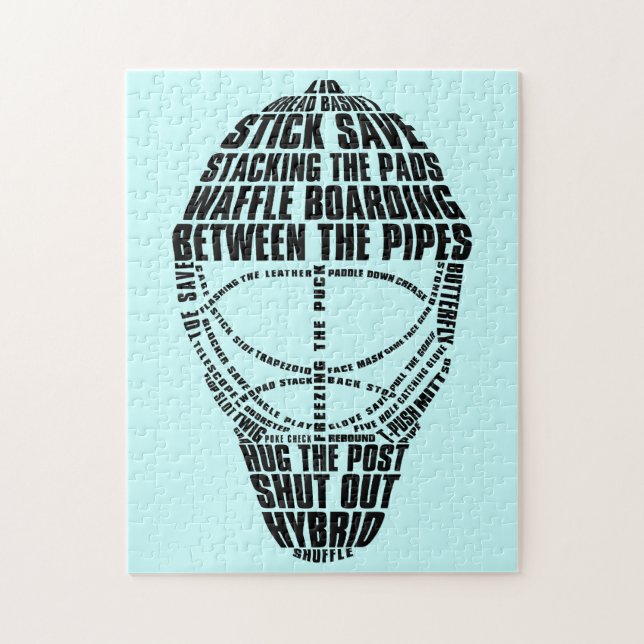Hockey Goalie Mask Jigsaw Puzzle (Vertikal)
