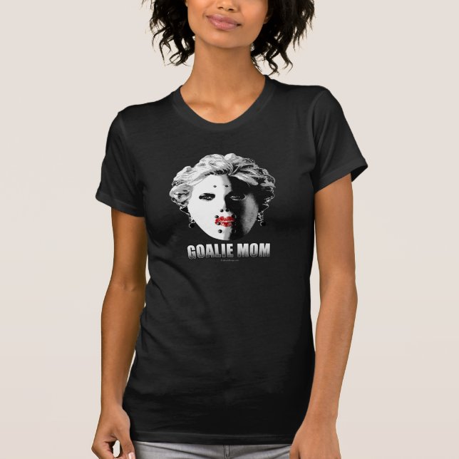 Hockey Goalie Mom T-Shirt (Vorderseite)
