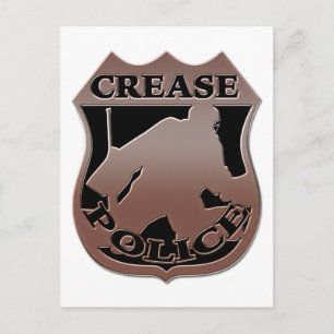 Hockey Goalie Police Abzeichen Postkarte