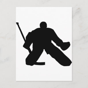 Hockey - Goalie Postkarte
