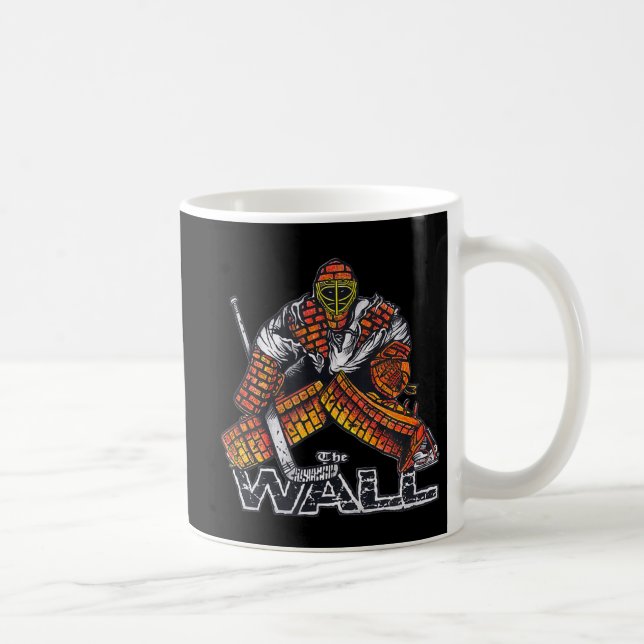 Hockey Goalie THE WALL-Torting Kaffeetasse (Rechts)