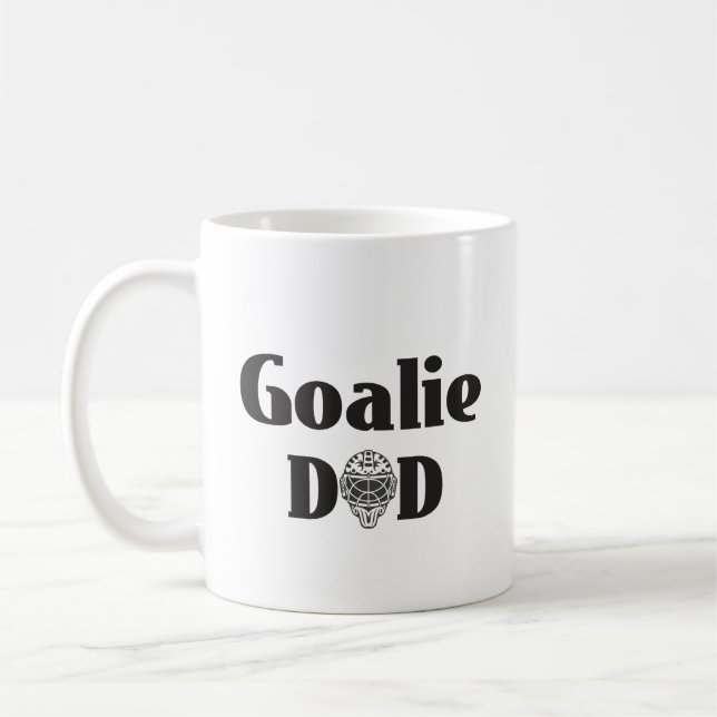 Hockey Goalie Vater Kaffeetasse (Links)