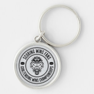 Hockey Goalies Win Championships Keyrings Schlüsselanhänger