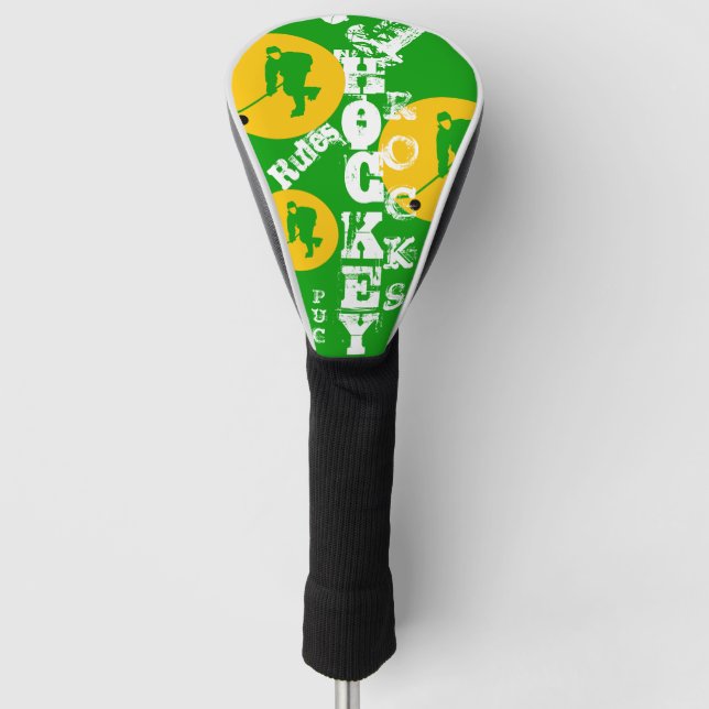 Hockey Golf Headcover (Vorderseite)