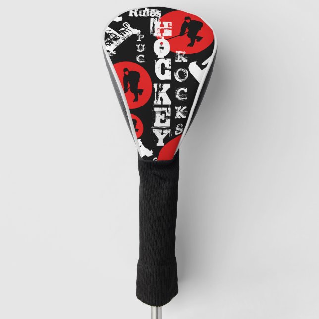 Hockey Golf Headcover (Vorderseite)