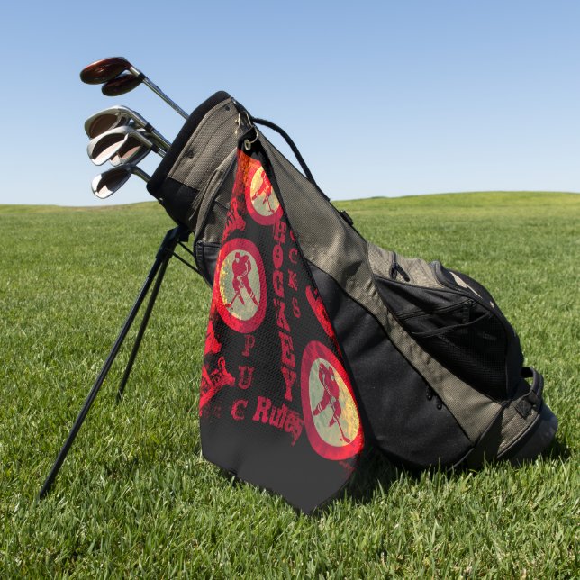 Hockey Golfhandtuch (Gras)