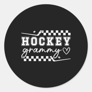 Hockey-Grammy eines Hockeyspielers Eishockeyspiele Runder Aufkleber