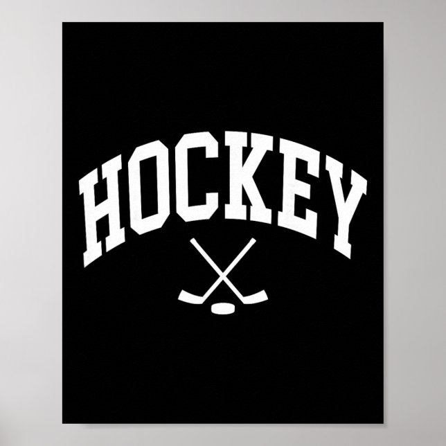 Hockey Graphic  Poster (Vorne)
