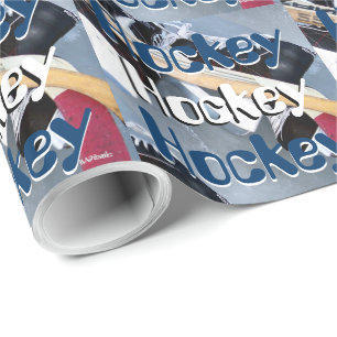 Hockey Graphics Art Geschenkpapier