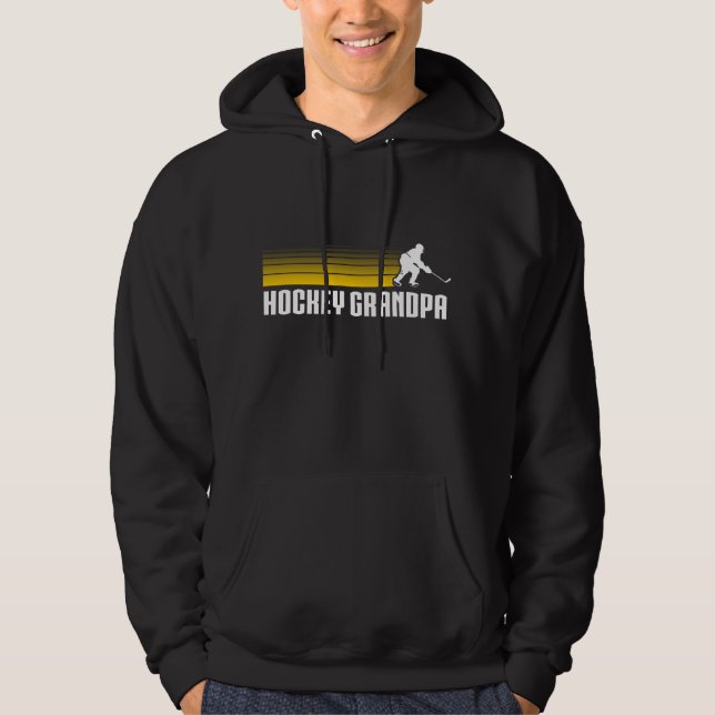Hockey-Großvater Hoodie (Vorderseite)