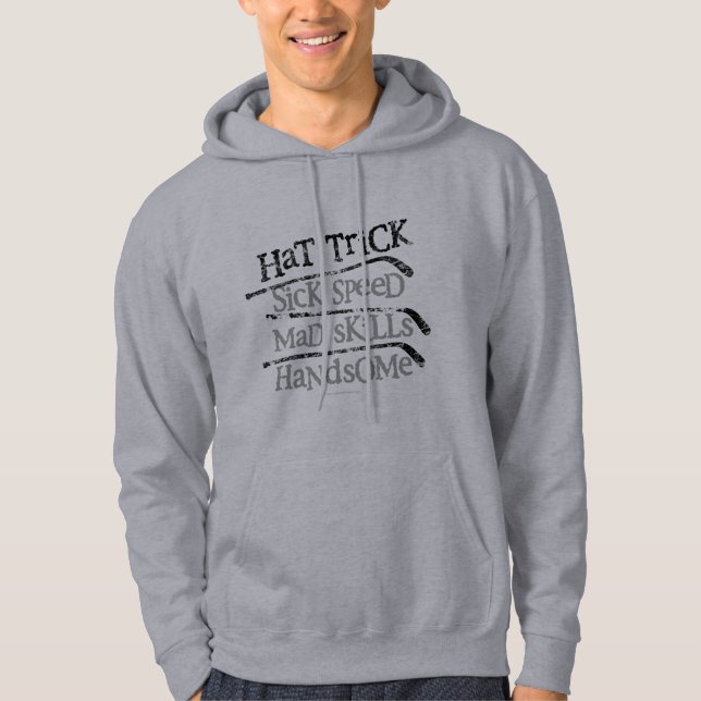 Hockey Hat Trick Hoodie (Vorderseite)