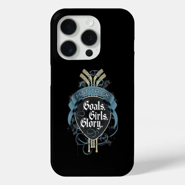 Hockey Hat Trick: Ziele, Mädchen & Ruhm Case-Mate iPhone Hülle (Rückseite)