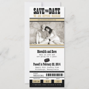 Hockey-Hochzeit Sichern Sie das Datum Save The Date