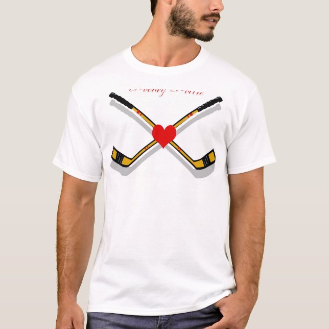 Hockey hottie T-Shirt (Vorderseite)