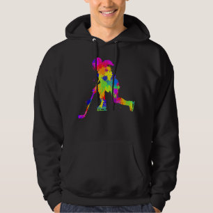 Hockey Ice Hockey Girls Frauen Jugend Kinder Hoodie