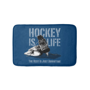 Hockey ist das Leben Badematte
