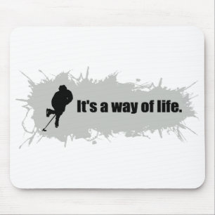 Hockey ist eine Lebensart Mousepad