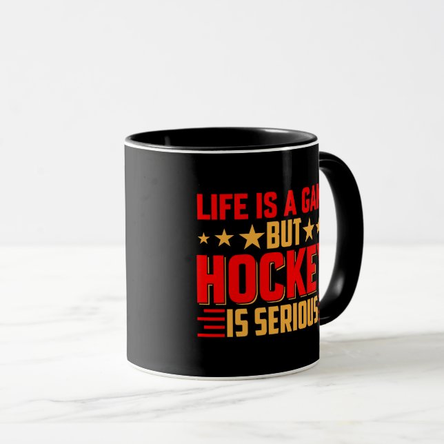 Hockey ist ernst tasse (VorderseiteRechts)