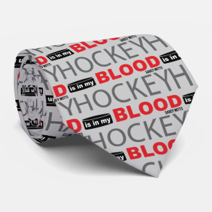 Hockey ist in My Blood Krawatte