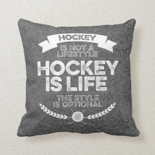 Hockey ist kein Lifestyle Kissen