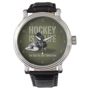 Hockey ist Leben Armbanduhr