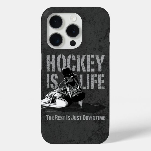 Hockey ist Leben Case-Mate iPhone Hülle (Rückseite)