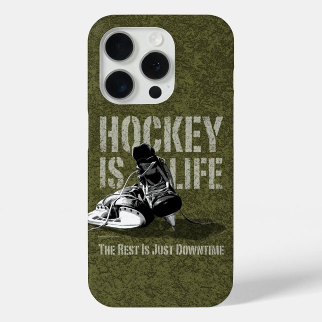Hockey ist Leben Case-Mate iPhone Hülle (Rückseite)