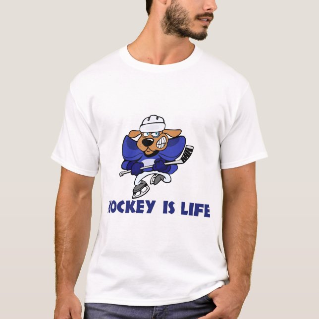 Hockey ist Leben T-Shirt (Vorderseite)