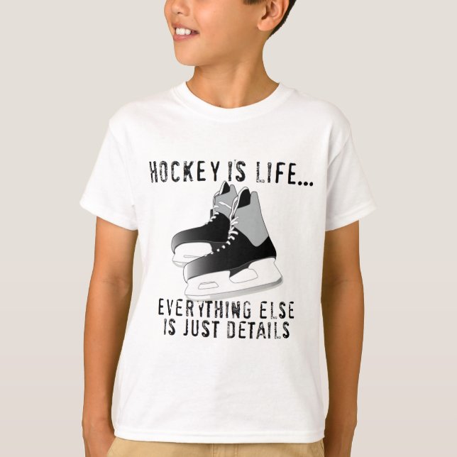 Hockey ist Leben T-Shirt (Vorderseite)