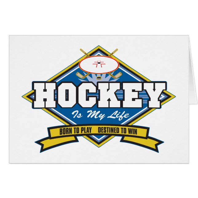Hockey ist mein Leben (Vorderseite (Horizontal))