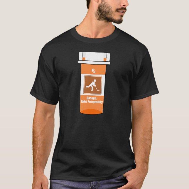 Hockey ist mein Medikament T-Shirt (Vorderseite)