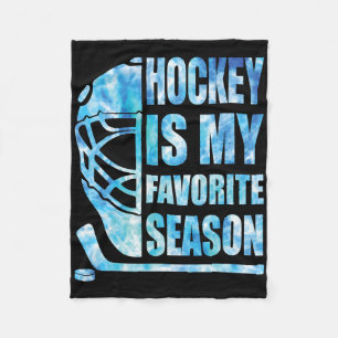 Hockey ist meine Lieblingsjahreszeit Lustig Jugend Fleecedecke