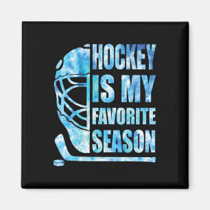 Hockey ist meine Lieblingsjahreszeit Lustig Jugend Magnet
