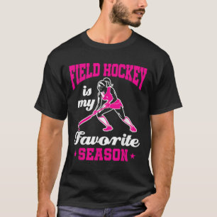 Hockey ist meine Lieblingsjahreszeit Lustiger Mutt T-Shirt