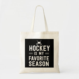 Hockey ist meine Lieblingssaison Tragetasche