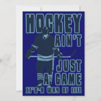 Hockey ist nicht nur eine Einladung zum Spiel