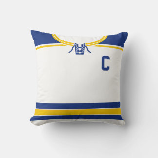 Hockey Jersey Name & Number Template Pillow Kissen