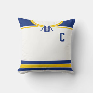 Hockey-Jerseynamen-u. -zahl-Schablonen-Kissen Kissen