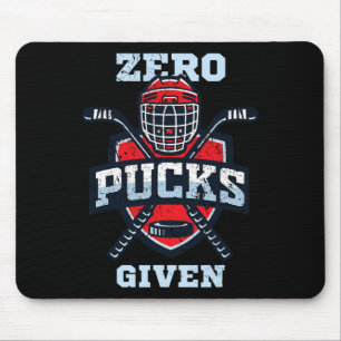Hockey-Jungen oder Null Pucks gegeben Mousepad