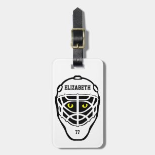 Hockey-Katzenaugen-Sturzhelm-Gepäckanhänger Gepäckanhänger
