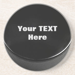 Hockey-Kobold-Sandstein-Getränk-Untersetzer Untersetzer