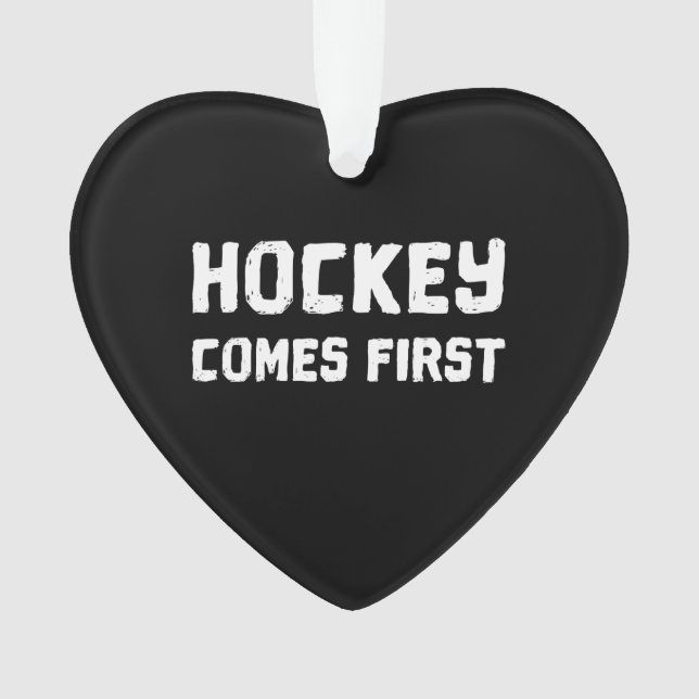 Hockey kommt zuerst ornament (Vorderseite)
