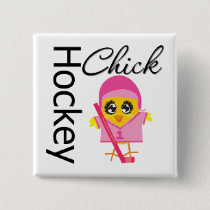 Hockey-Küken Button