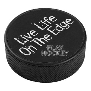 (Hockey) Leben auf der Kante Eishockey Puck