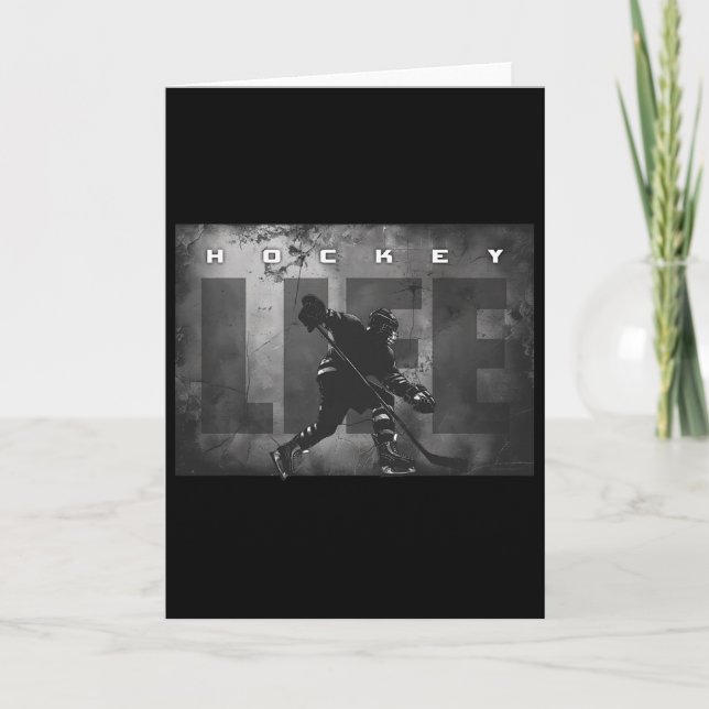 Hockey Leben  Karte (Vorderseite)