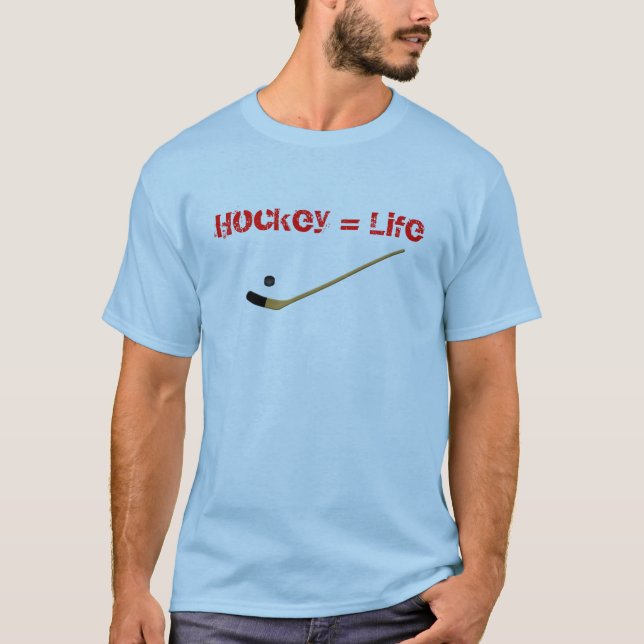 Hockey = Leben-Shirt T-Shirt (Vorderseite)