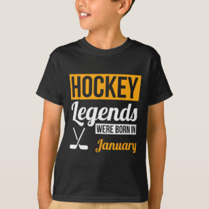 Hockey-Legenden wurden im Januar geboren Geburtsta T-Shirt