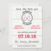 Hockey-Liebe Save the Date