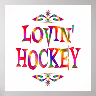 Hockey-Liebhaber Poster